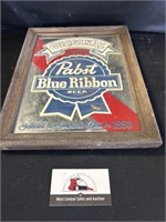 Vintage Pabst  Blue Ribbon mirror