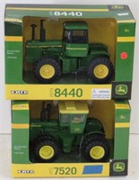 2x- Ertl JD 8440 & 7520 4wd Tractors, 1/32