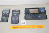 Calculator Lot - Texas Instruments - TI-92; Casio