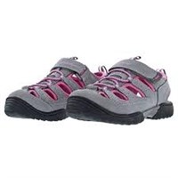 Eddie Bauer Girl's 10 Closed Toe Sandal, Grey and
