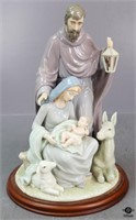 Glazed Porcelain Nativity Figurine
