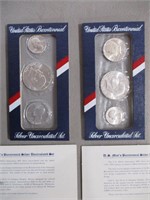 US Mint (2) US Bicen. Silver Uncir. Sets
