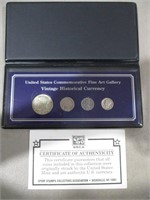 US Mint Comm. Fine Art Gal. Vtg Historical Curr