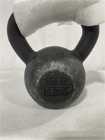 35LB METAL KETTLEBELL WEIGHT USED