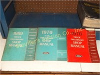 Ford 1969, 1970, 1970 Truck & car shop manuals