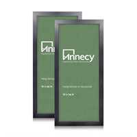 Annecy 10x24 Picture Frame Black(2 Pack), Panorami