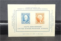 100th Anniversary U.S. postage stamps
