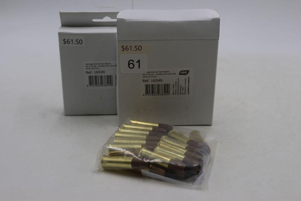 2 DAN WESSON 6MM CARTRIDGES