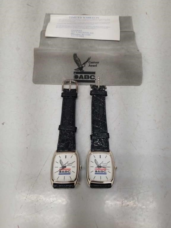 ABC Bowling Century Award Wristwatches