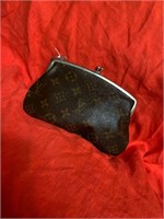 Vintage Louis Vuitton coin purse with wristlet