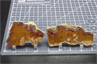 Cathedral agates slabs, Mexico, 4.2 oz