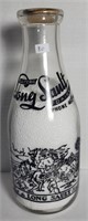 ACL QT MILK BOTTLE LONG SAULT DAIRY INDIANS