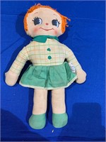 Knickerbocker Cloth Doll Vintage 80's