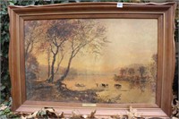 Large Mountain Lakes Painting - JF Cropsey