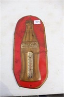 Metal Coca Cola Thermometer Sign