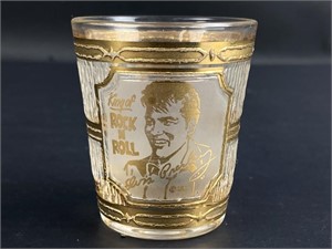 24K GOLD by CULVER Elvis Presley Shot Glass