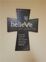 Religious wall art, Believe, John 3:16