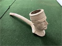 19th Century/Boer War Clay Pipe of British General