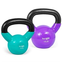 Yes4All Combo Special: Vinyl Coated Kettlebell