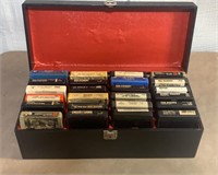 24 Vintage 8 Tracks In Case