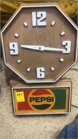 PEPSI Collectors Corded Clock