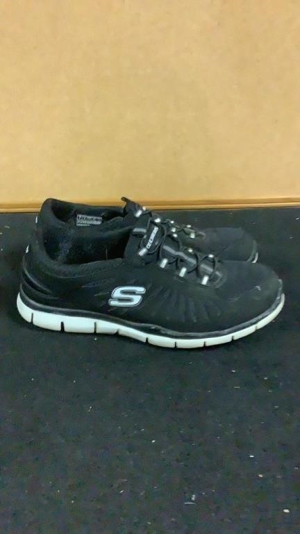 Skechers Womens Sport 22756W Black Casual Shoes