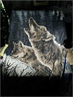 Wolf Fuzzy Blanket