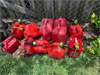 Asst Gas Containers Qty 10