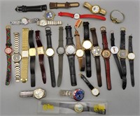Group of 26 Watches Disney Sheffield etc