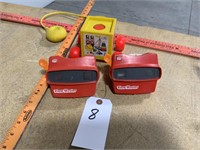Vintage Fisher-Price and Viewmaster Toys