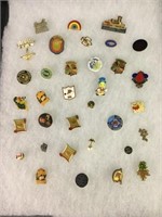 Lot of 34 Vintage Pins