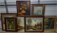 Lot of 7 Prints & Paintings
