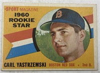 (J) 1960 Topps Carl Yastrzemski  Rookie Card #148