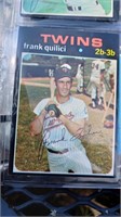 1971 Topps Nm Frank Quilici Minnesota Twins