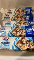 LOT OF 6 CHEX MIX COOKIES AND CREAM BARS 2.2 OZ