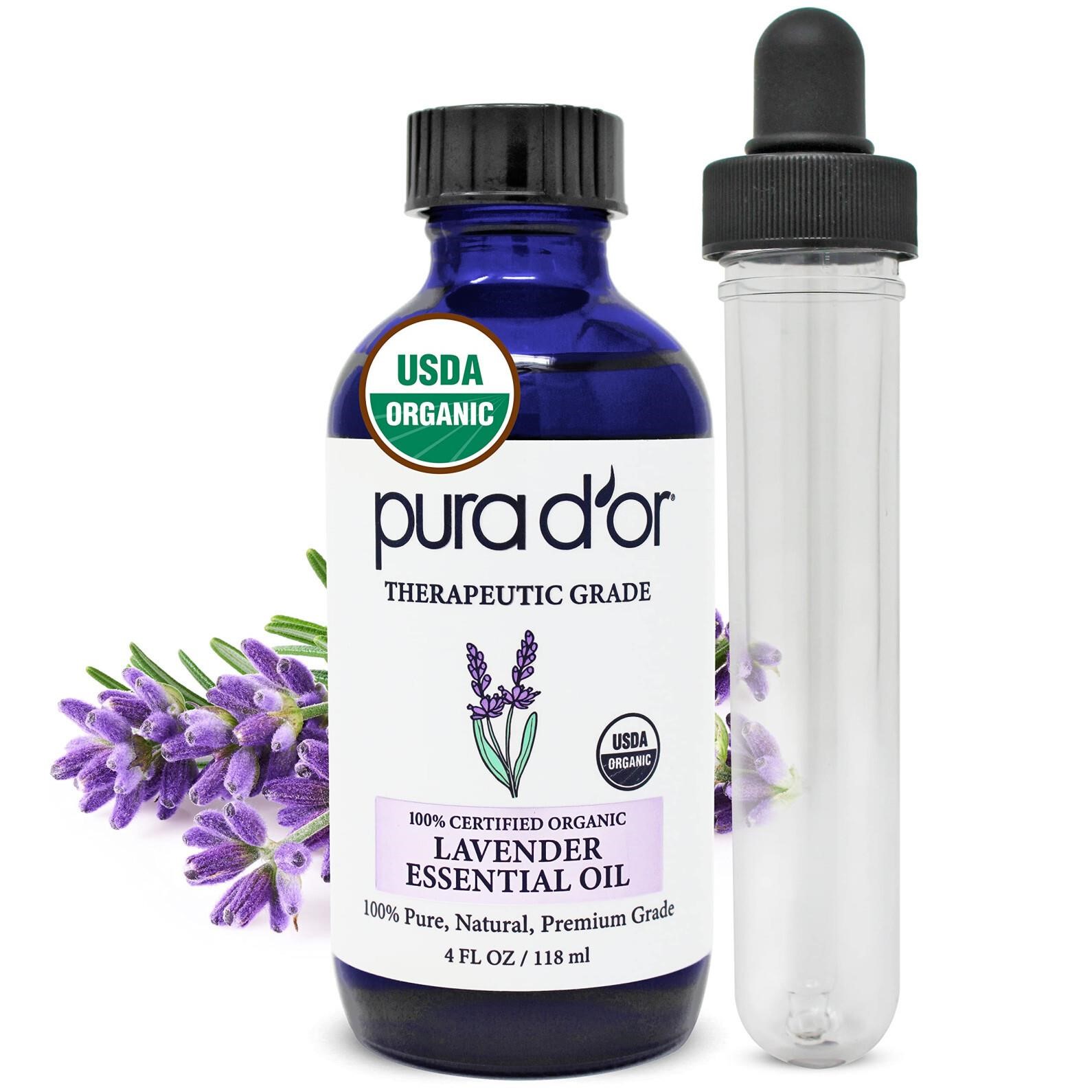 PURA D’OR Lavender Essential Oil (4oz / 118mL) USD