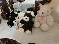 Lot of Stuffed Animals Bears