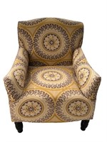 A Pier One Upholstered Arm Chair