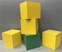 Group of MCM Cubes for Sculpture or Decor