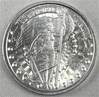 1oz Silver Round .999 Liberty/Unity BU