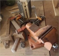 SMALL PONY VISE, 2 VINTAGE SCRIBES AND MORE