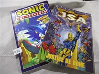 Sonic and JSA Comics