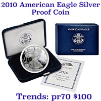 2010-w 1 oz .999 fine Proof Silver American Eagle