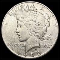 1928-S Silver Peace Dollar CLOSELY UNCIRCULATED