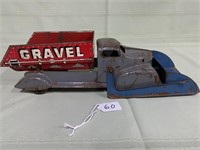 Marx Gravel Truck w/snow bucket (needs grill) 1