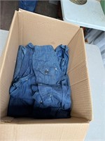 6 pairs of vintage blue jeans