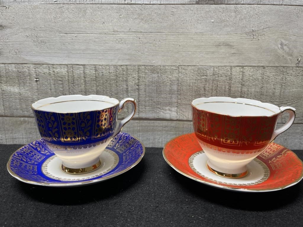 2 Royal Stafford Cups & Saucers