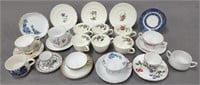 Fine Porcelain Teacups & Saucers
