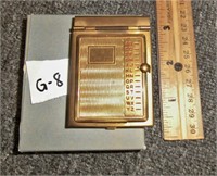 G-  Deco Compact Address book w/box