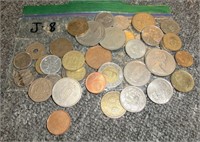 J-  foreign coins